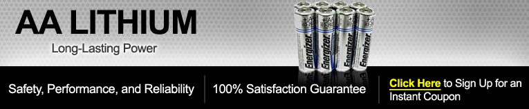 Lithium AA batteries